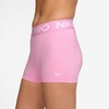 Nike Women’s Victory Baselayer Dri-FIT Mid-Rise 3″ Biker Short(Pink Rise/White)
