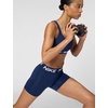 Nike Women’s Victory Baselayer Dri-FIT Mid-Rise 5″ Biker Short(Midnight Navy/White)