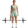 Nike Women’s One High-Waisted 5″ Bike Shorts(Steam/White)