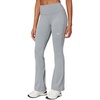 Nike Women’s One High-Waisted Flared Leggings(Smoke Grey/Heather/White)