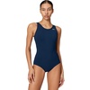 Nike Women’s Ribbed Texture U-Back Low Leg One Piece(Midnight Navy)