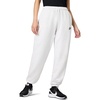 Nike Women’s Sportswear Club Fleece Mid-Rise Oversized Sweatpants(Birch Heather/Black)