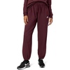 Nike Women’s Sportswear Club Fleece Mid-Rise Oversized Sweatpants(Burgundy Crush/White)