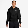 Nike Women’s Studio Fleece Full Zip Hoody(Black/Sail)