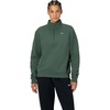Nike Women’s Studio Fleece Quarter Zip Pullover(Camo Green/Sail)