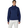 Nike Women’s Studio Fleece Quarter Zip Pullover(Midnight Navy/Sail)