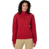 Nike Women’s Studio Fleece Quarter Zip Pullover(Tough Red/Sail)