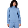 Nike Women’s Studio Fleece Quarter Zip Pullover(Work Blue/Sail)