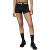 Nike Women’s Victory Baselayer Dri-FIT Mid-Rise 3″ Biker Short(Black/White)