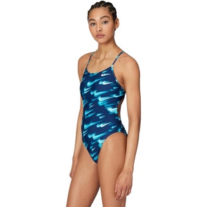 Nike Women’s Hydrastrong Cutout One Piece(Green Abyss)