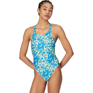 Nike Women’s Hydrastrong Fastback One Piece(Orange Pulse)