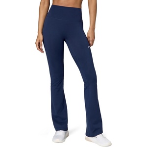 Nike Women’s One High-Waisted Flared Leggings(Midnight Navy/White)