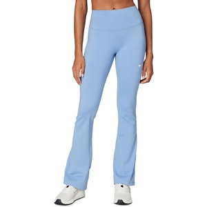 Nike Women’s One High-Waisted Flared Leggings(Work Blue/White)