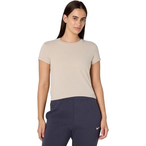 Nike Women’s Sportswear Chill Knit T-Shirt(Cream II/Sail)