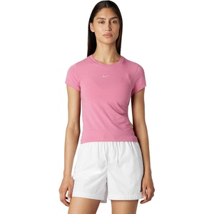 Nike Women’s Sportswear Chill Knit T-Shirt(Peony/Sail)