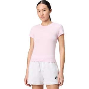 Nike Women’s Sportswear Chill Knit T-Shirt(Pink Foam)