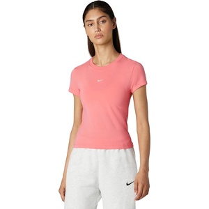 Nike Women’s Sportswear Chill Knit T-Shirt(Sea Coral/White)