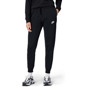 Nike Women’s Sportswear Club Fleece Mid-Rise Joggers(Black/White)
