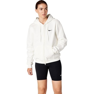 Nike Women’s Studio Fleece Full Zip Hoody(Sail/Black)