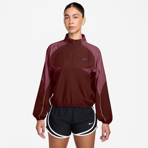 Nike Women’s Tempo Swoosh Dri-fit Jacket(Mystic Dates/Pink Smoke/Rust Pink/Peony)