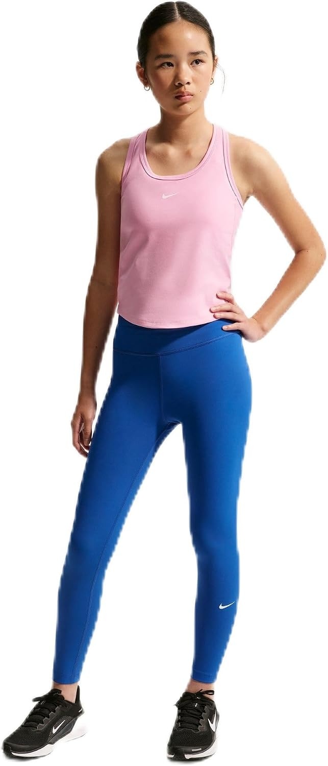 image:imageNike Girls One DriFIT HighWaisted LeggingsGame RoyalWhite