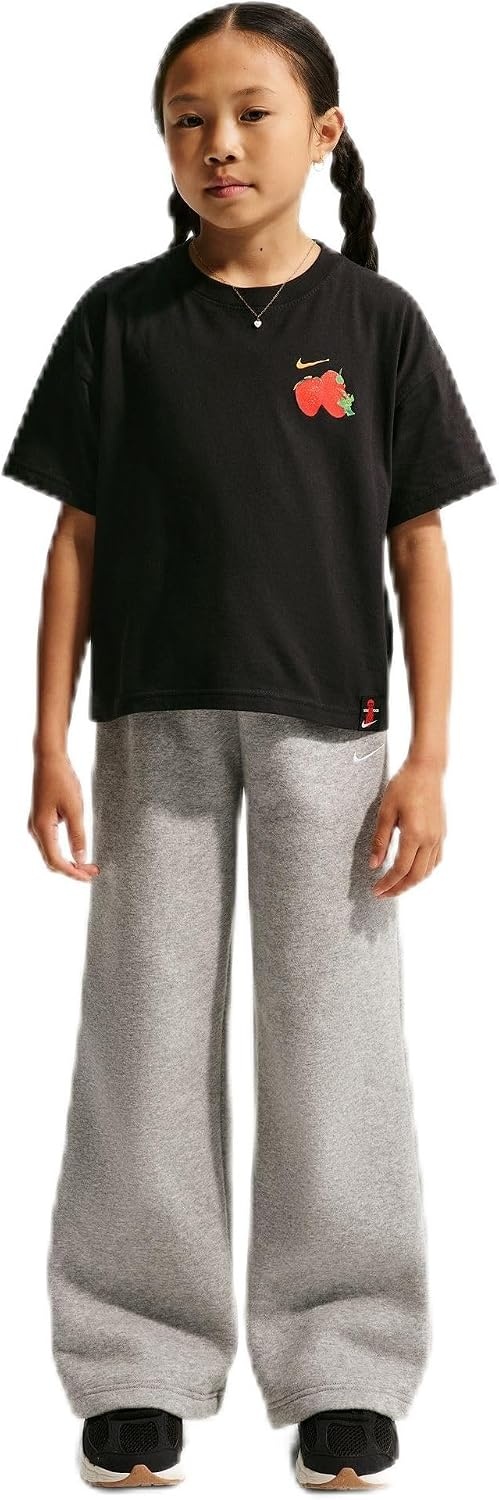 image:imageNike Girls Sportswear Boxy Bear TShirtBlackWaffles