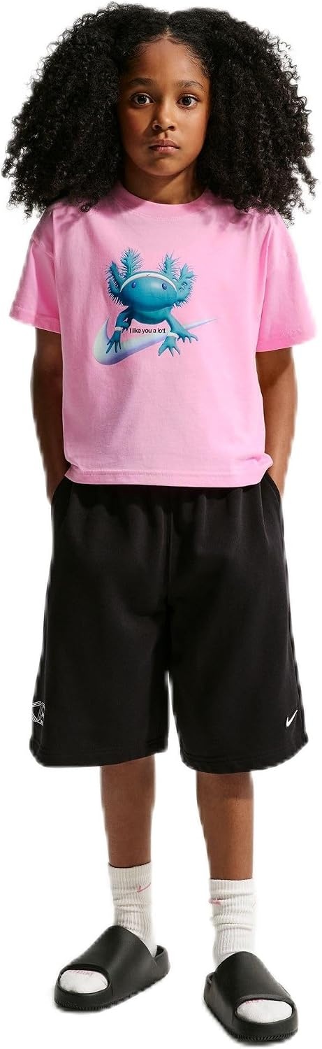 image:imageNike Girls Sportswear Boxy Bear TShirtPink RisePhoto