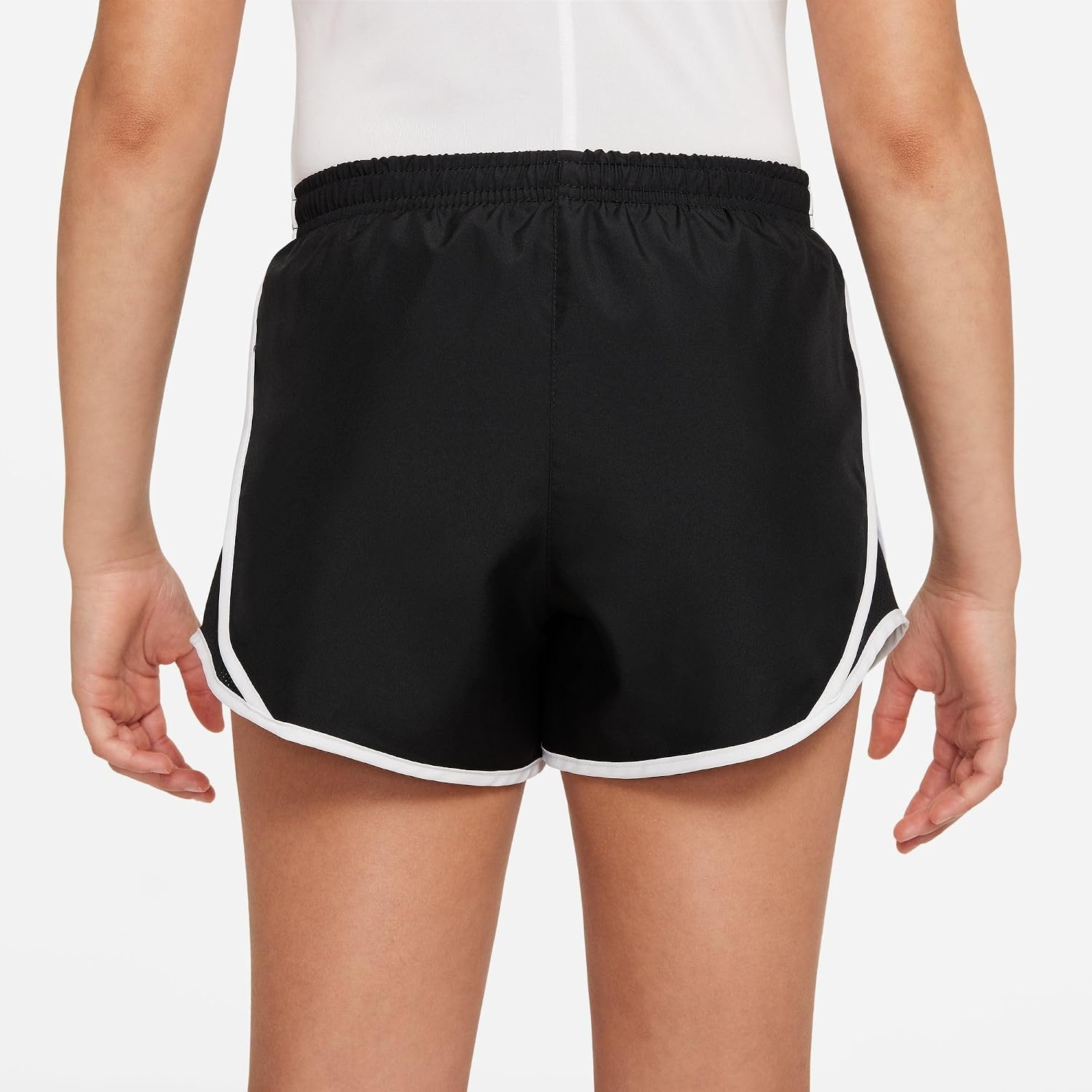image:imageNike Girls Tempo DriFIT Running ShortsBlackBlackWhiteWhite