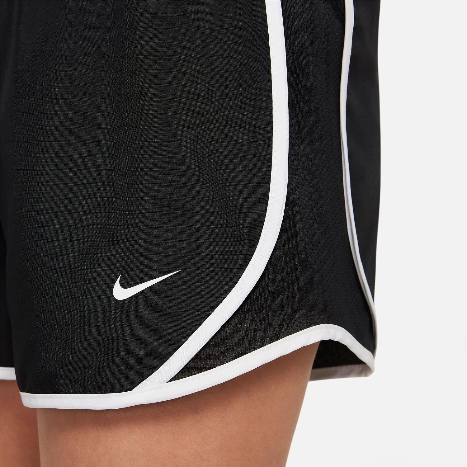 image:imageNike Girls Tempo DriFIT Running ShortsBlackBlackWhiteWhite