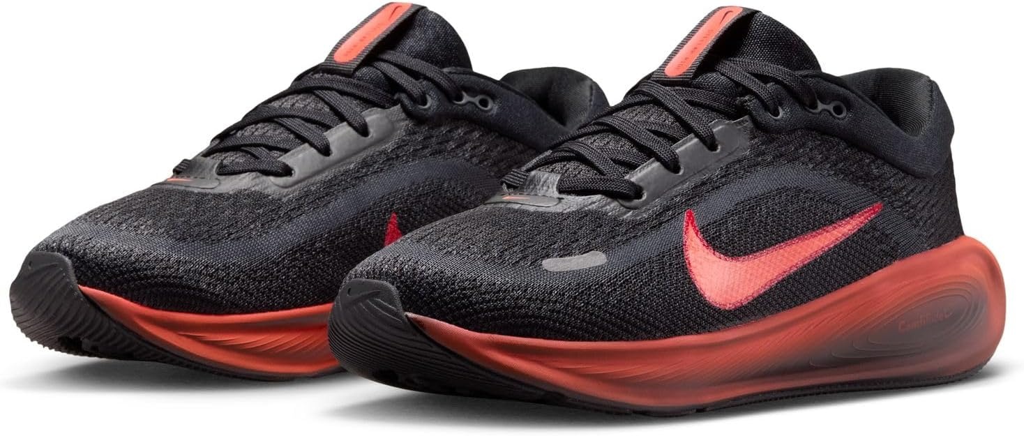 image:imageNike Kids Stellar Ride Running Shoes Road Running ShoesBlackRed Orbitcool Greyuniversity Red
