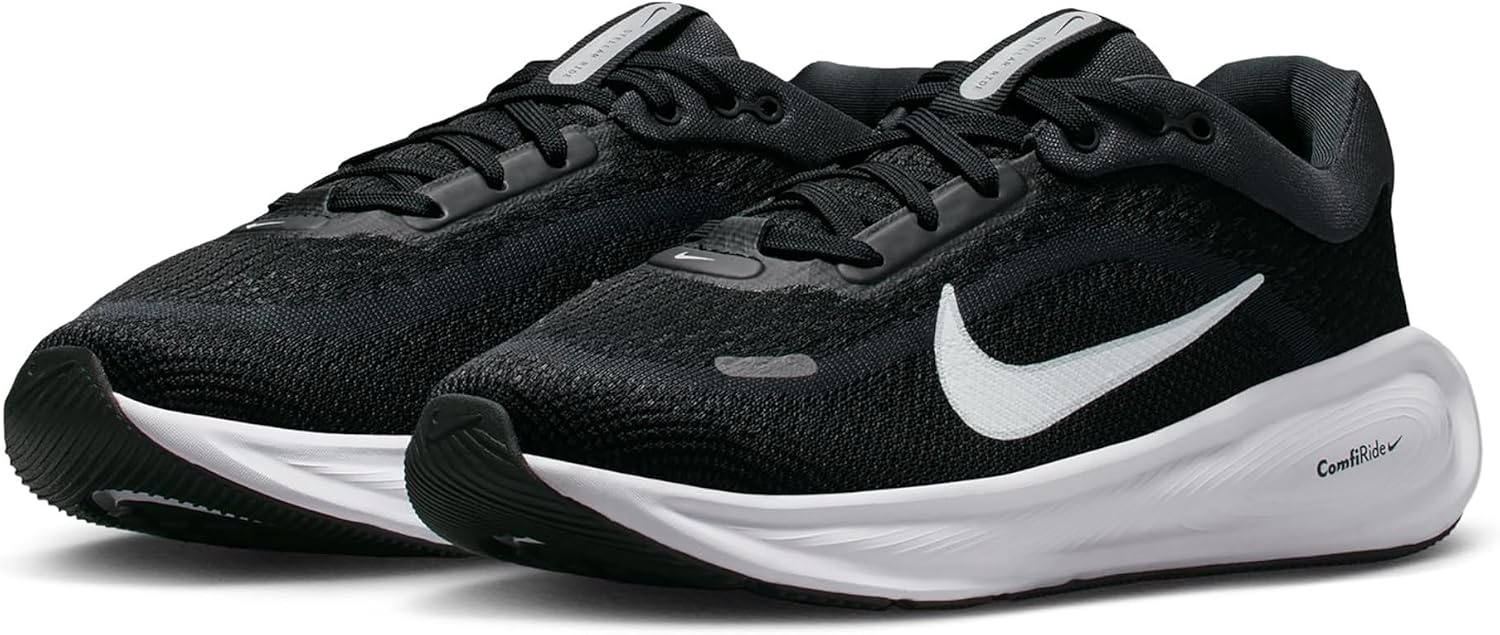 image:imageNike Kids Stellar Ride Running Shoes Road Running ShoesBlackWhiteAnthracitePure Platinum