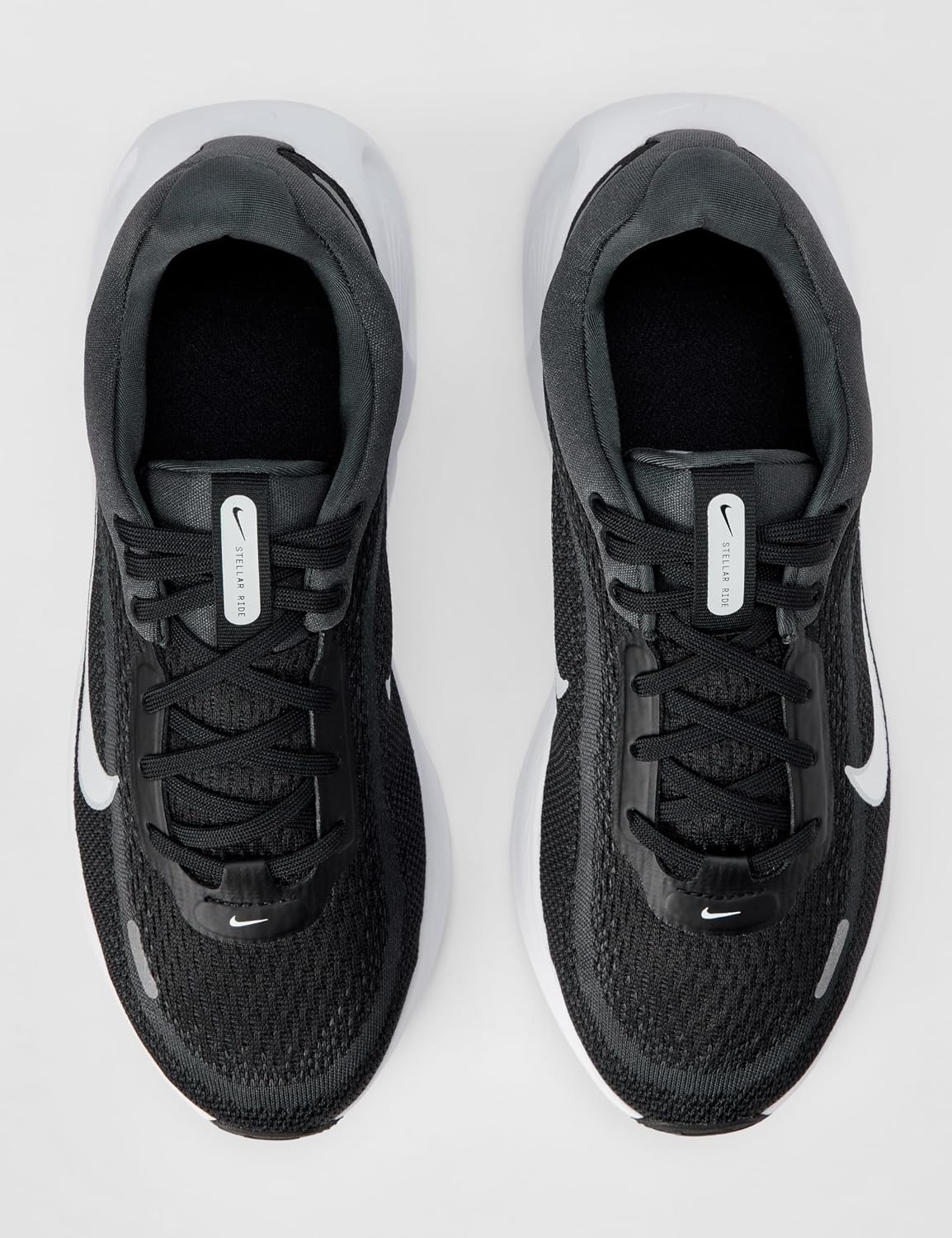 image:imageNike Kids Stellar Ride Running Shoes Road Running ShoesBlackWhiteAnthracitePure Platinum