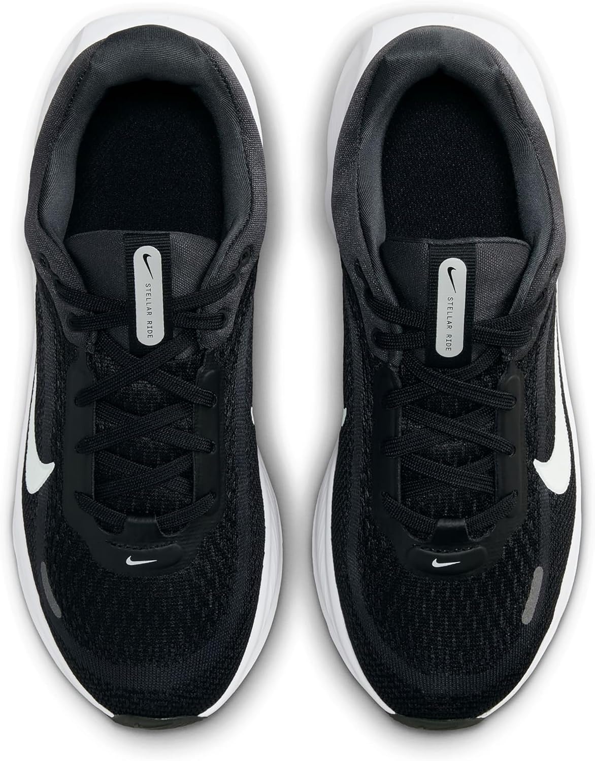 image:imageNike Kids Stellar Ride Running Shoes Road Running ShoesBlackWhiteAnthracitePure Platinum