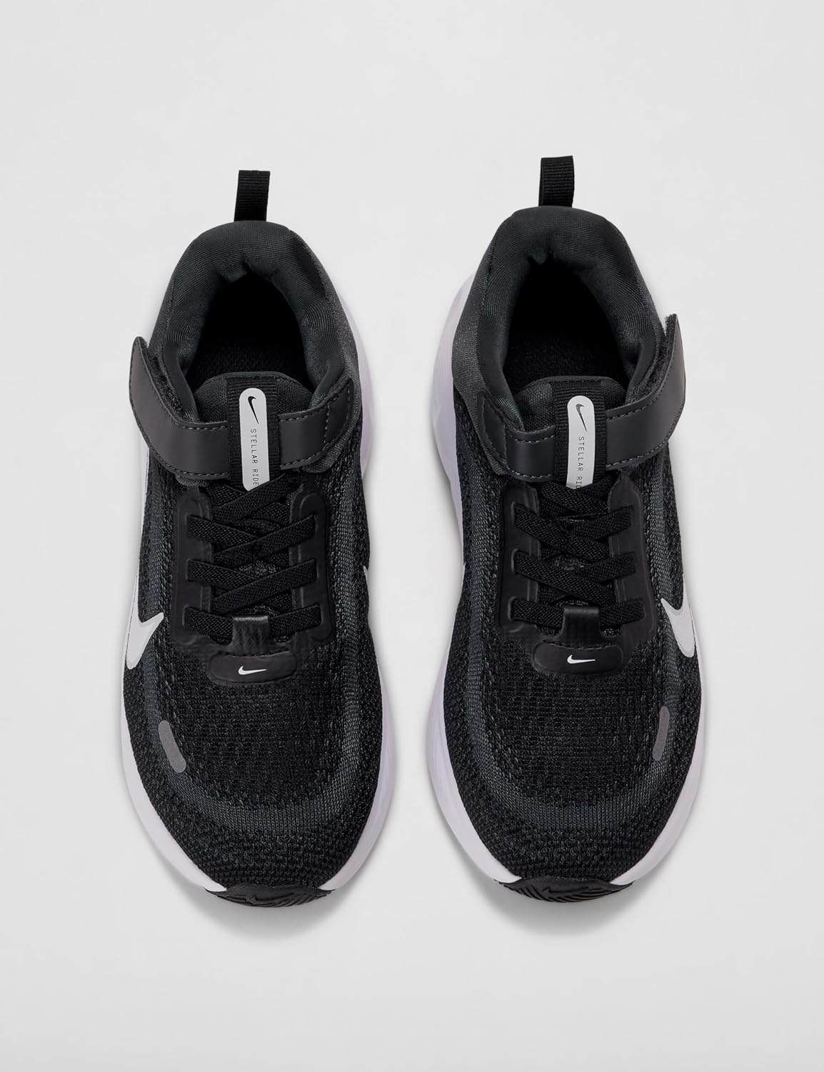 image:imageNike Kids Stellar Ride Running Shoes Road Running ShoesBlackWhiteAnthracitePure Platinum