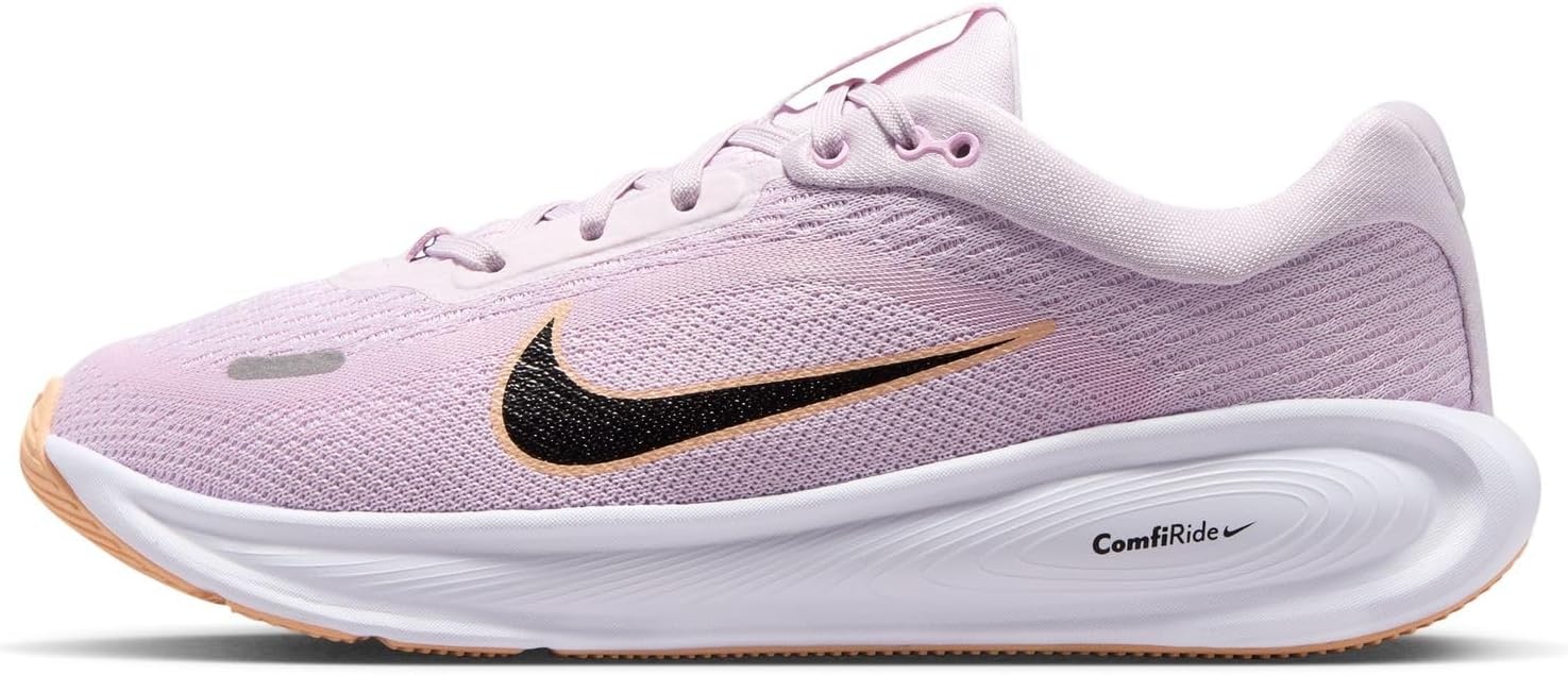 image:imageNike Kids Stellar Ride Running Shoes Road Running ShoesBleached LilacBlackpink Foam