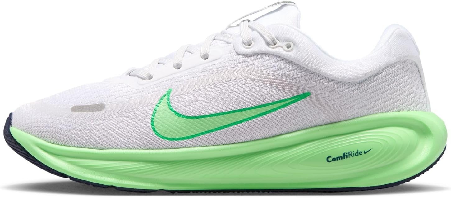 image:imageNike Kids Stellar Ride Running Shoes Road Running ShoesWhiteIllusion Greenphoton Dust