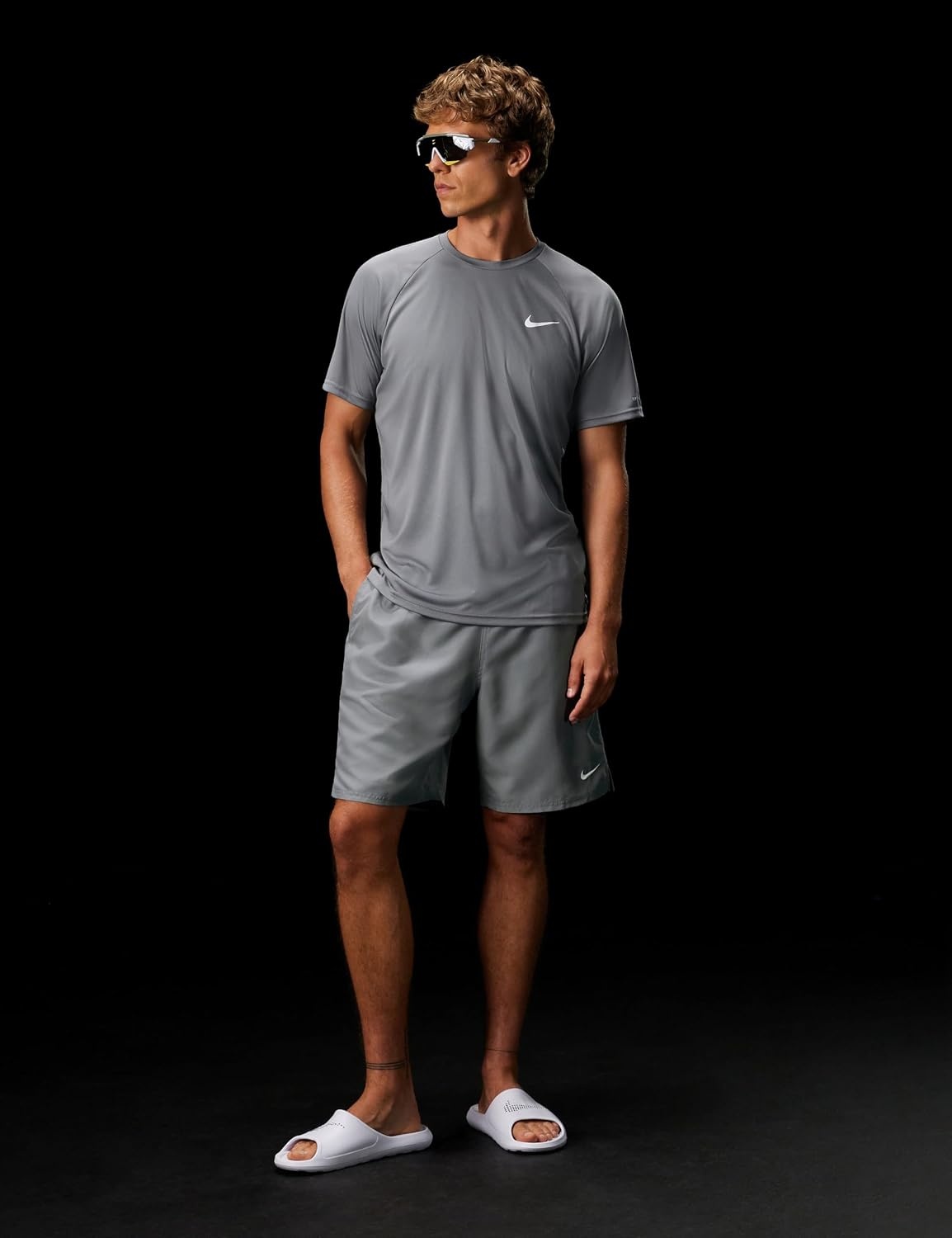 image:imageNike Mens 9 Volley ShortsCool Grey