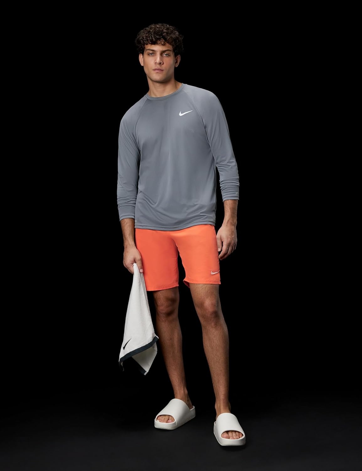 image:imageNike Mens 9 Volley ShortsTurf Orange