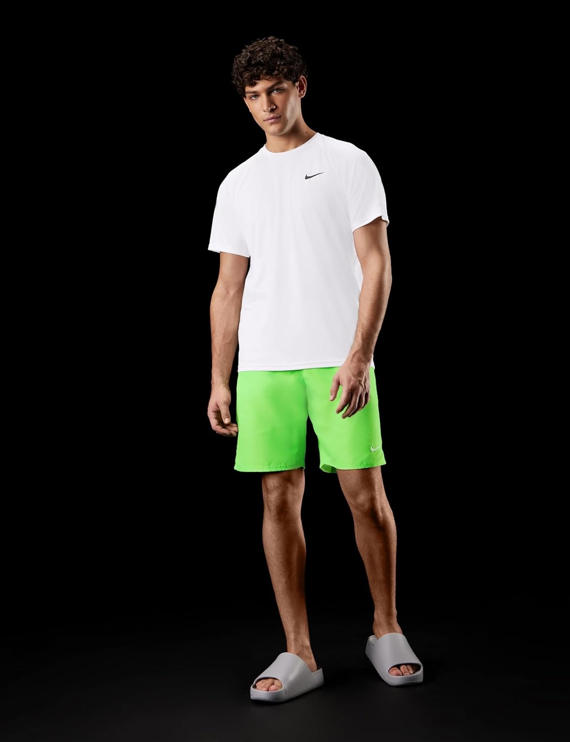 image:imageNike Mens 9 Volley ShortsVoltage Green
