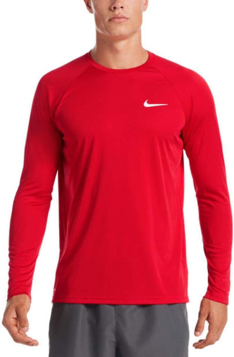 image:imageNike Mens LongSleeve HydroguardUniversity Red