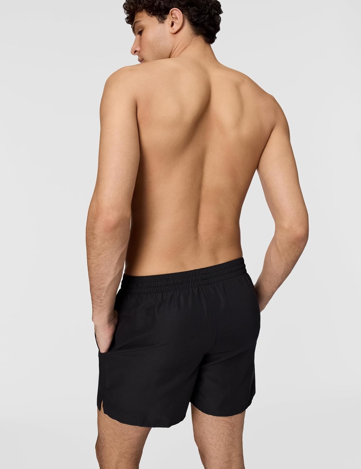 image:imageNike Mens Nike Swim Breaker Essential 5 BriefLined Volley ShortBlack