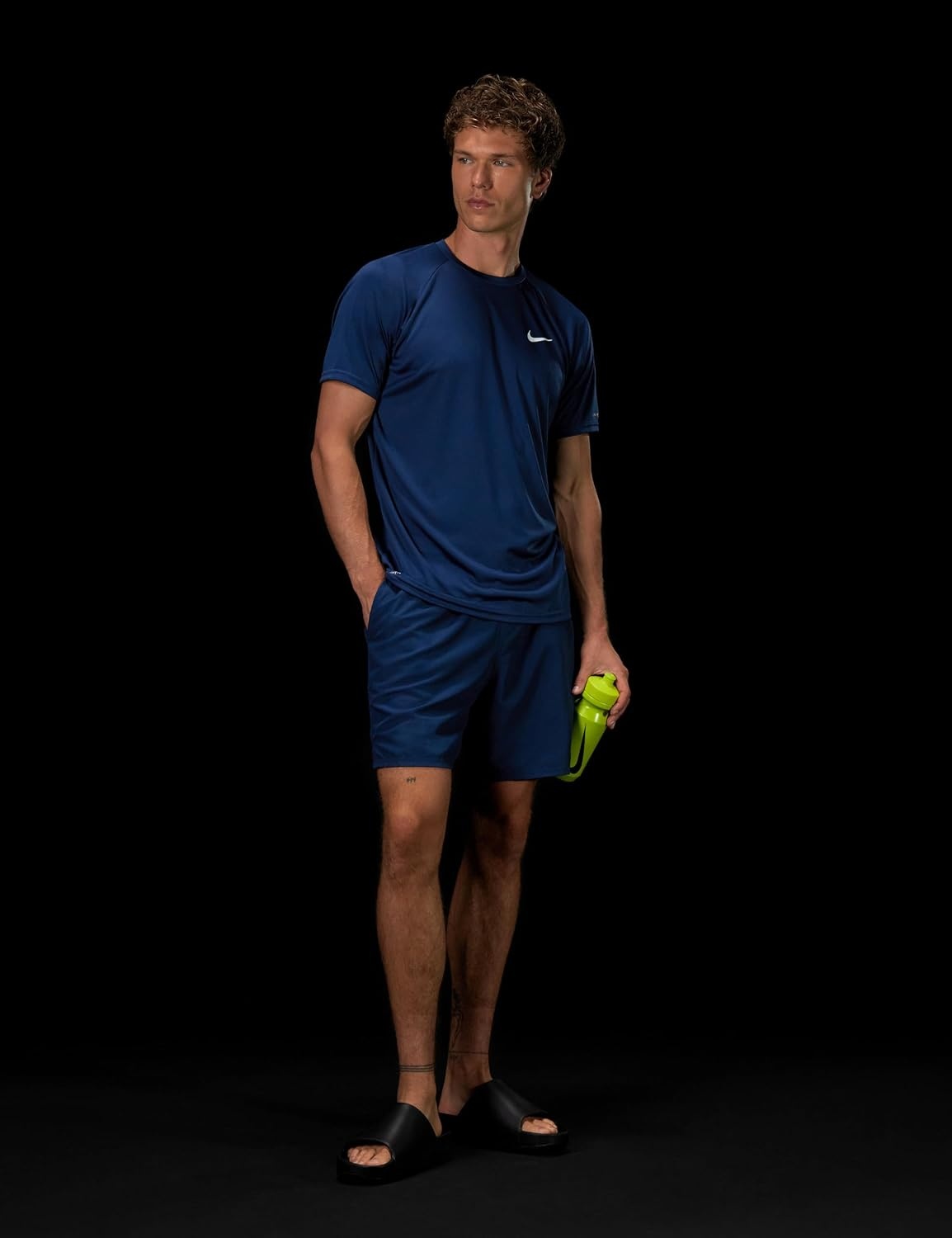 image:imageNike Mens ShortSleeve HydroguardMidnight Navy