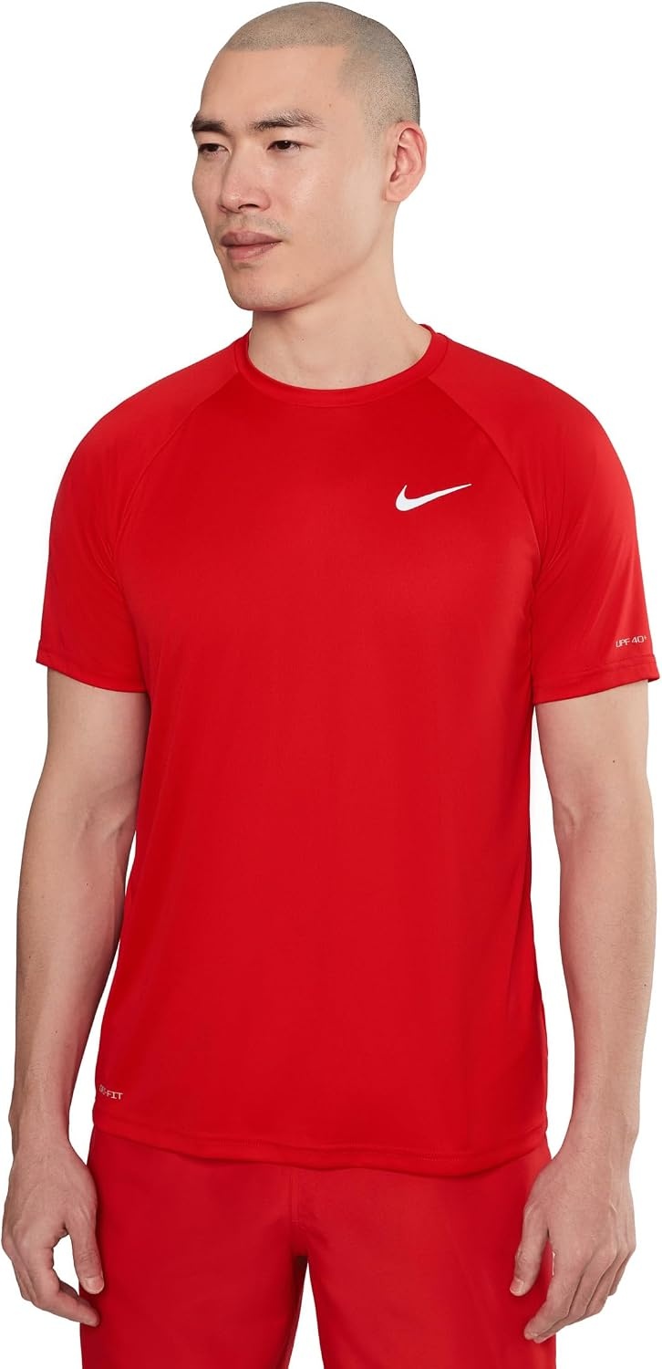 image:imageNike Mens ShortSleeve HydroguardUniversity Red