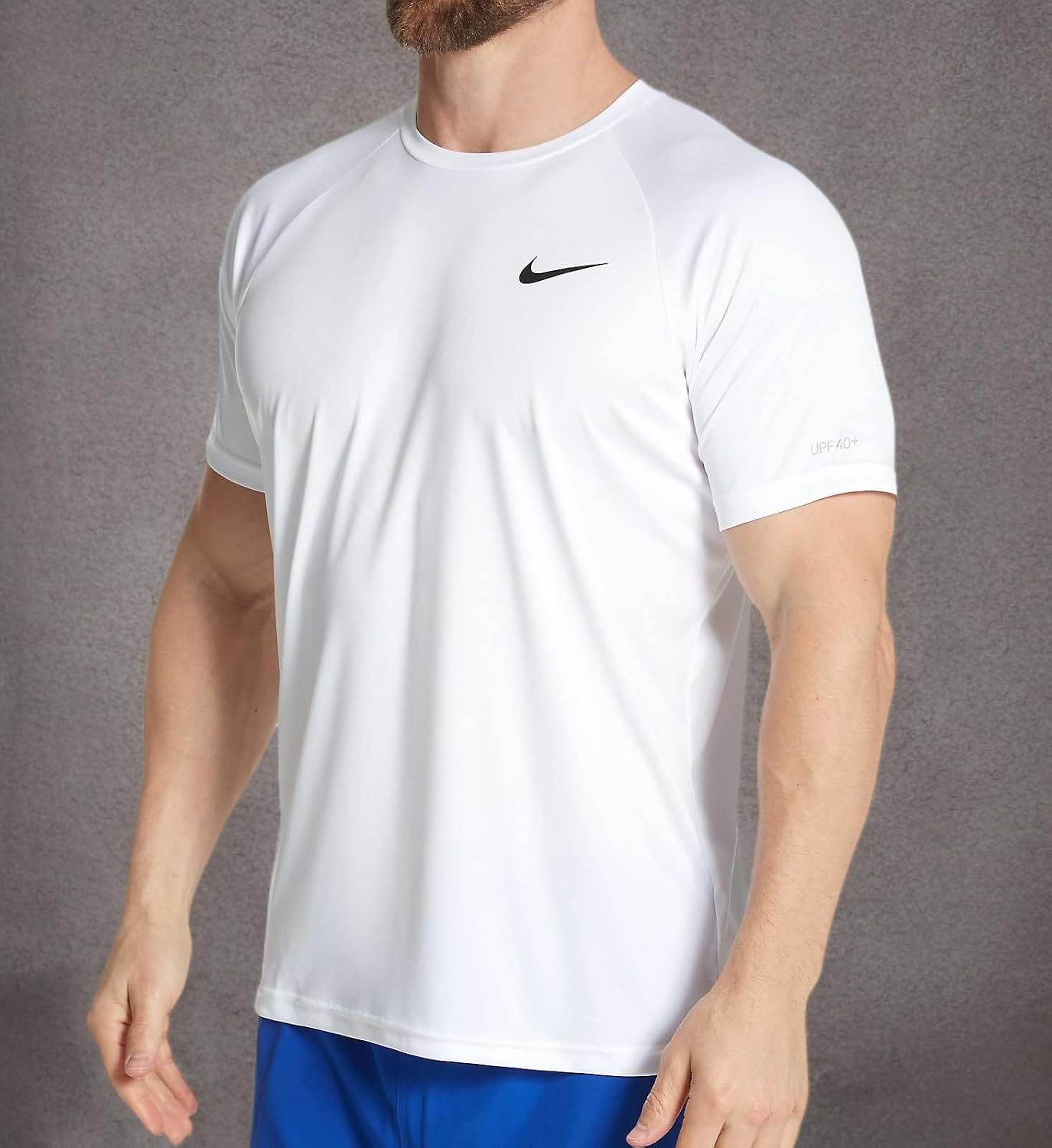 image:imageNike Mens ShortSleeve HydroguardWhite