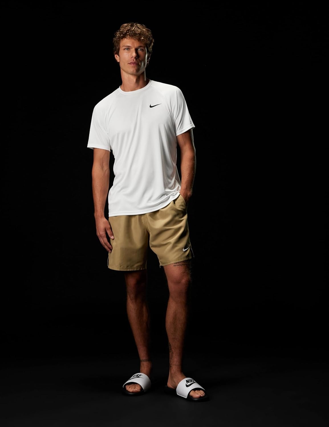 image:imageNike Mens ShortSleeve HydroguardWhite