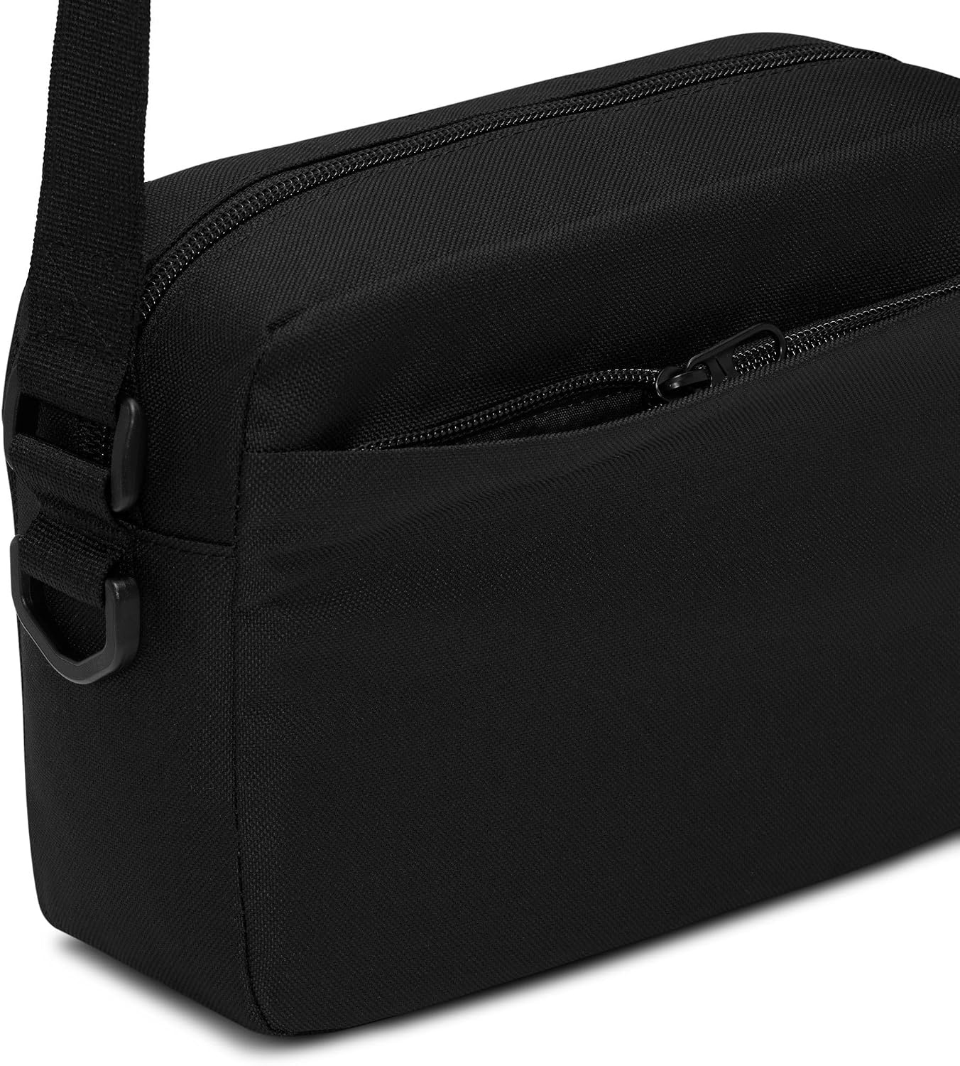 image:imageNike Unisex Adult Classics Heritage 20 Crossbody Bag 2L or 4L Mens and WomensBlackBlackWhite