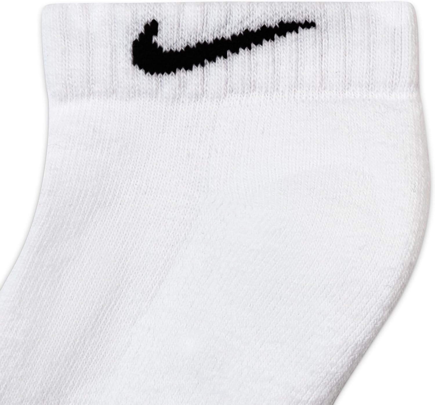 image:imageNike Unisex Adult Everyday Cushioned Training Low Socks 3Pack Mens and WomensWhiteBlack