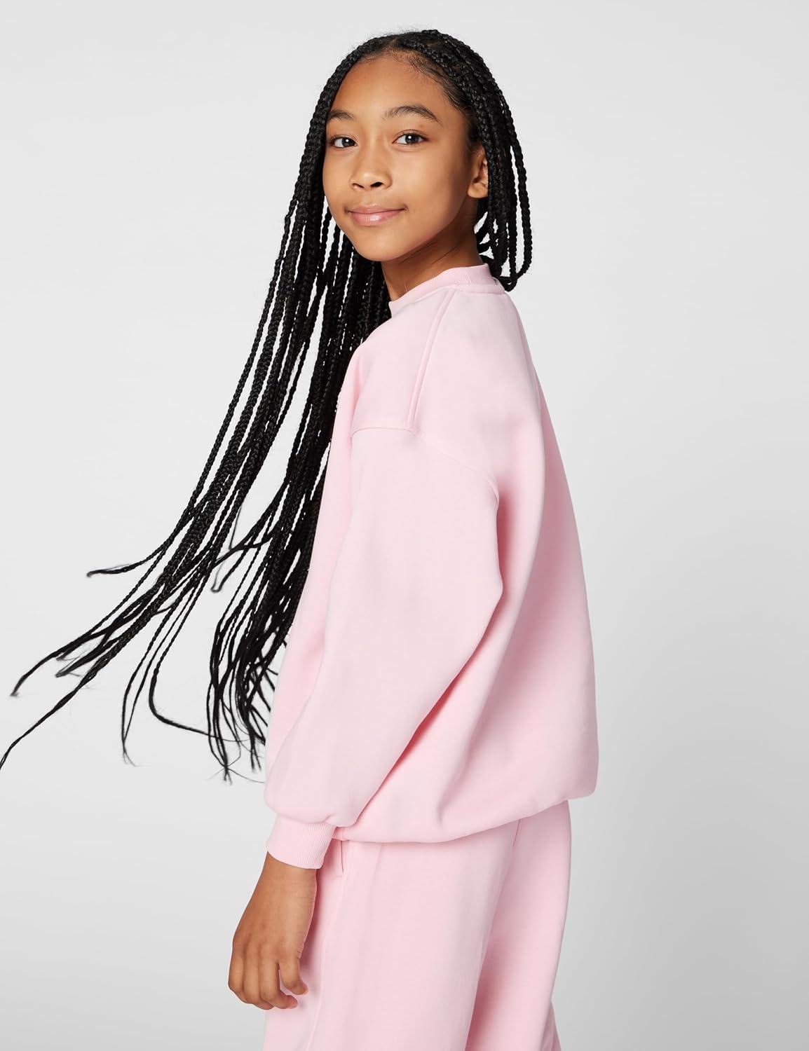 image:imageNike Unisex Big Kids Sportswear Club Fleece Oversized Sweatshirt Boys and GirlsMedium Soft PinkMedium Soft PinkWhite