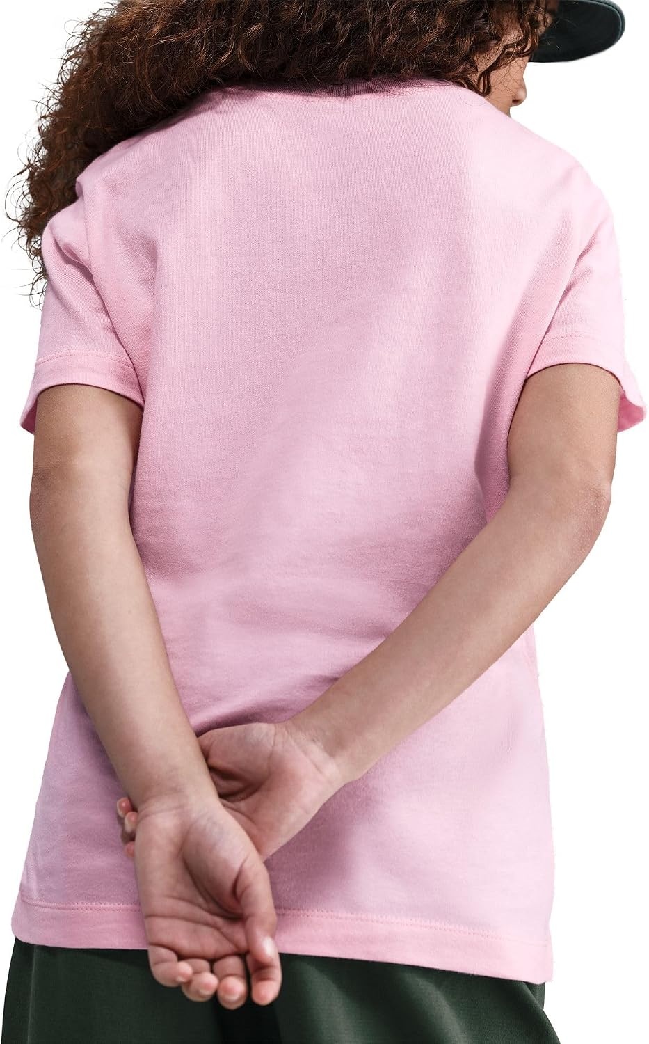 image:imageNike Unisex Big Kids Sportswear Club TShirt Boys and GirlsMedium Soft Pink