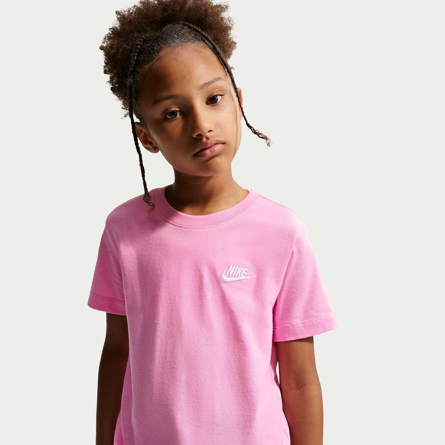 image:imageNike Unisex Big Kids Sportswear Club TShirt Boys and GirlsPink Rise